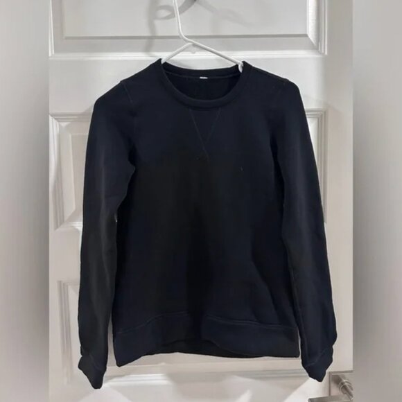 Lululemon Crewneck Sweatshirt Black Size 0 - Picture 1 of 2